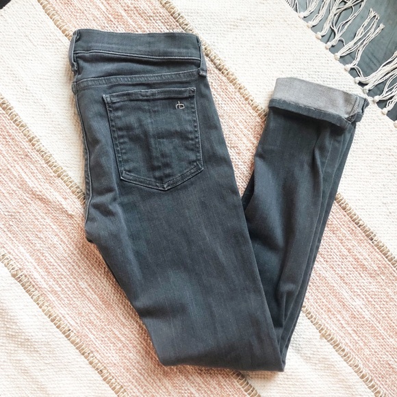 rag & bone Denim - Rag & Bone Skinny Everett Grey Jeans